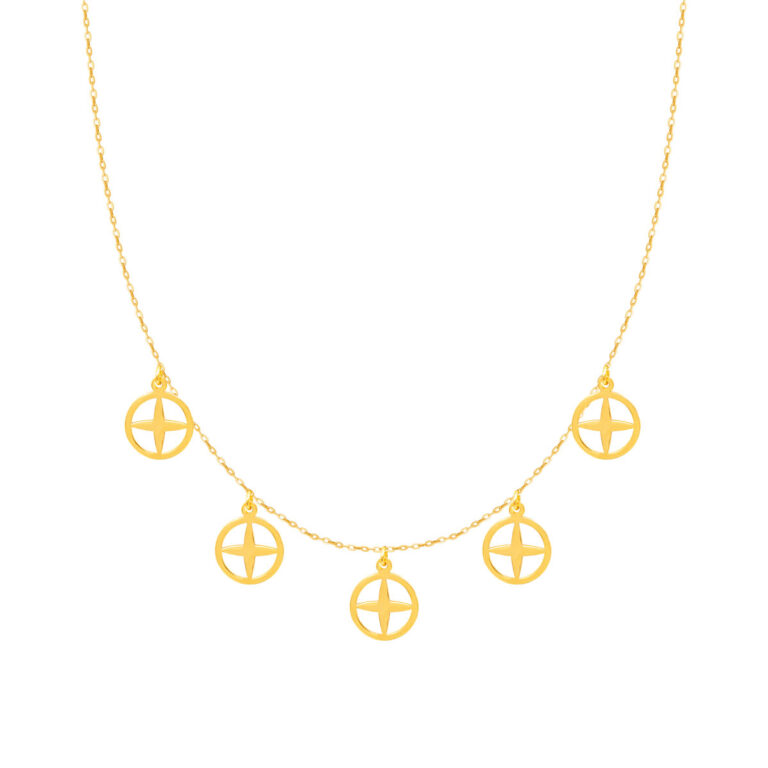 گردنبند طلا آفتاب پرسته