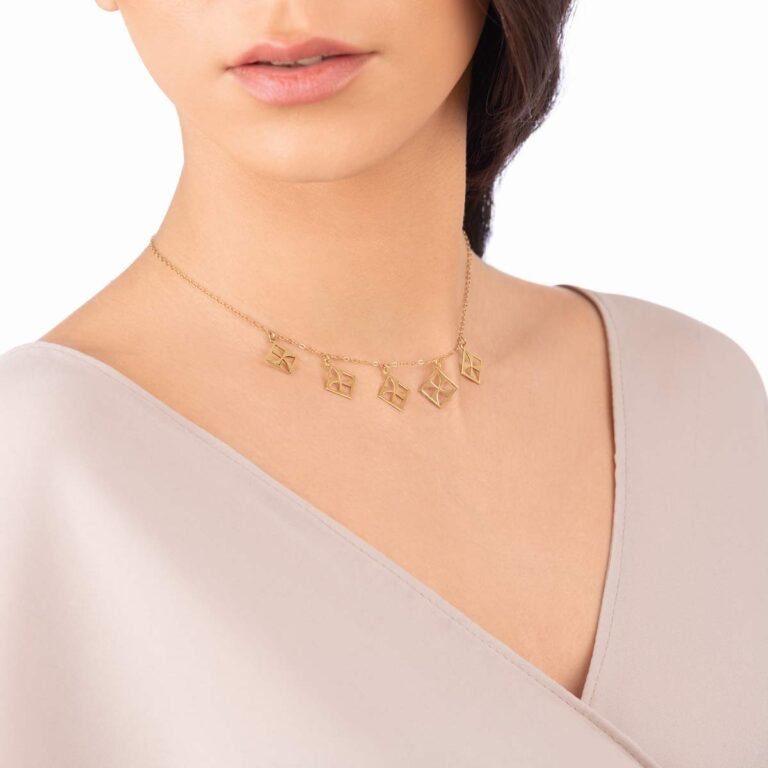 گردنبند طلا مهر