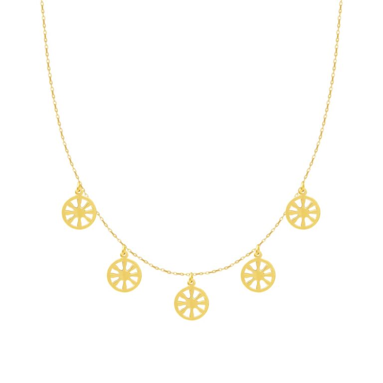 گردنبند طلا شمس پرسته