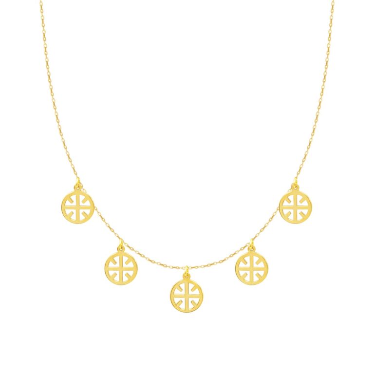 گردنبند طلا نور پرسته