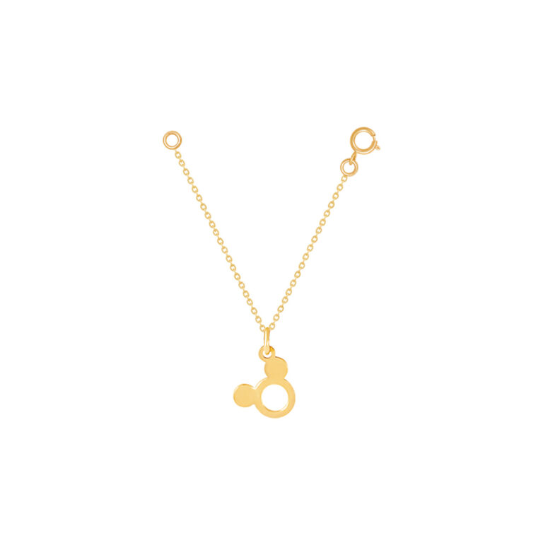 زنجیر ساعت طلا Mickey Mouse (توخالی) پرسته