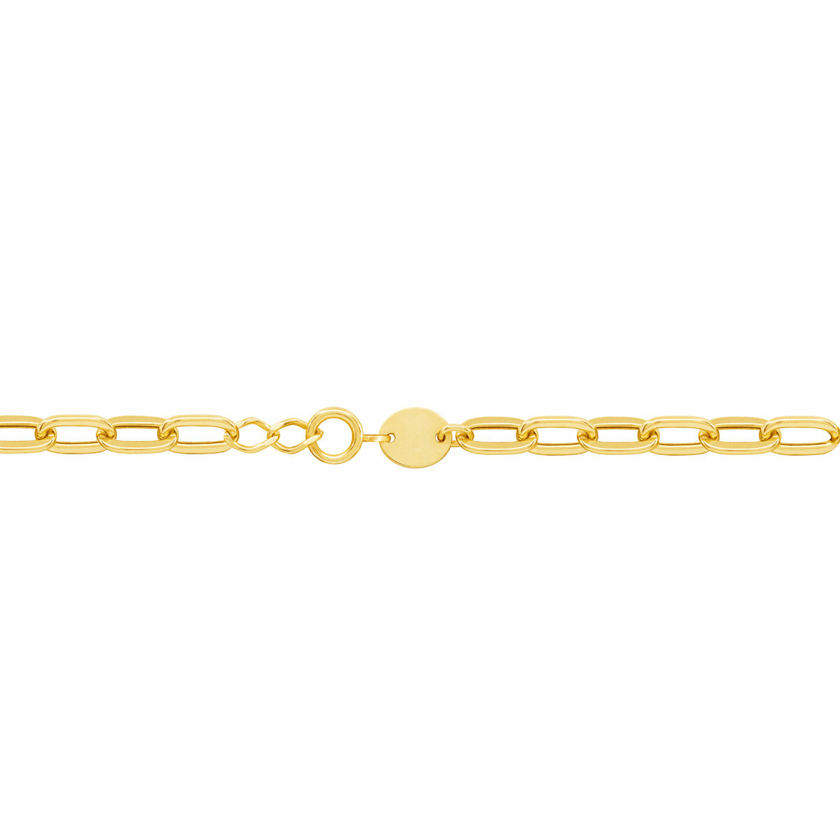 دستبند طلا زنجیر حلقه ای پرسته