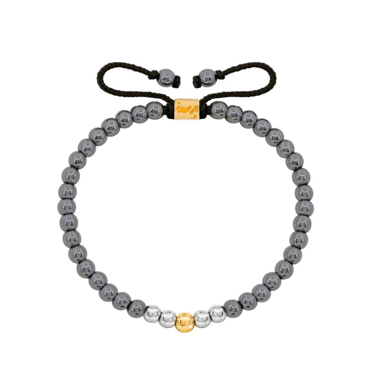 دستبند طلا سنگی ژاسمین