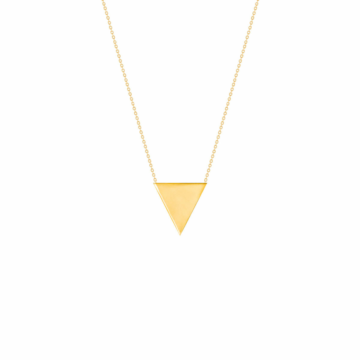 گردنبند طلا حکاکی مثلث
