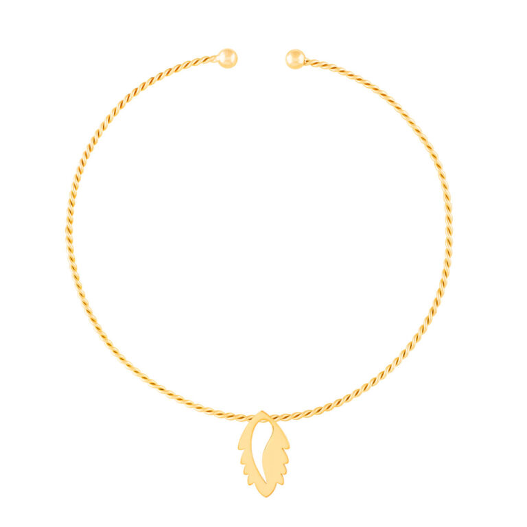 گرنبند طلا چوکر برگ آلاریا ایشتار