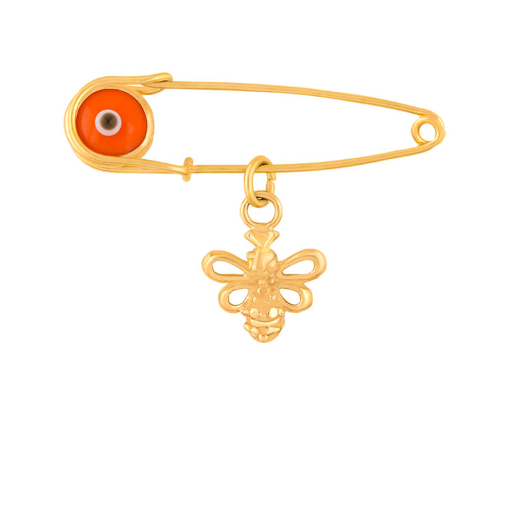 سنجاق سینه طلا بچه گانه زنبور