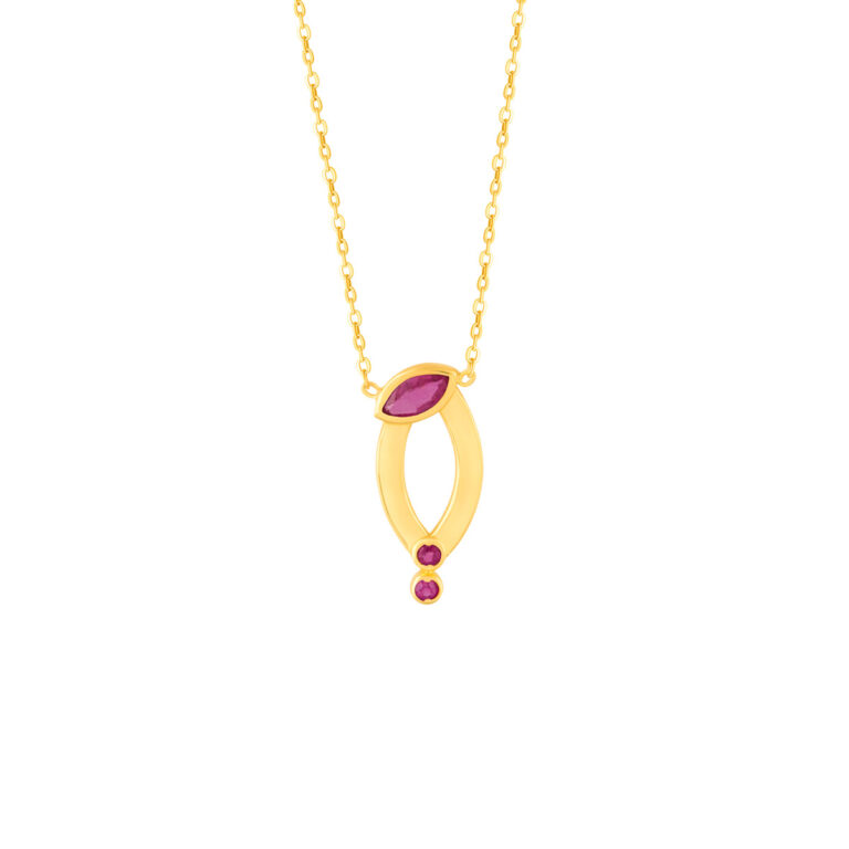 گردنبند طلا دل آرام