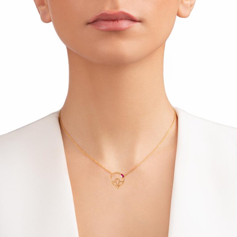 گردنبند طلا دلسا پرسته