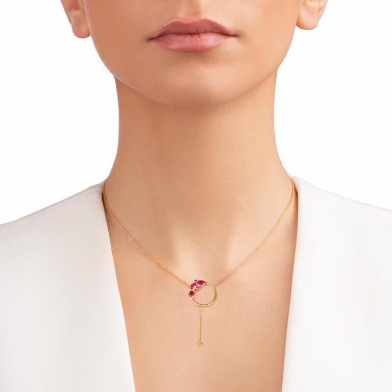 گردنبند طلا دلبر ولنتاین پرسته