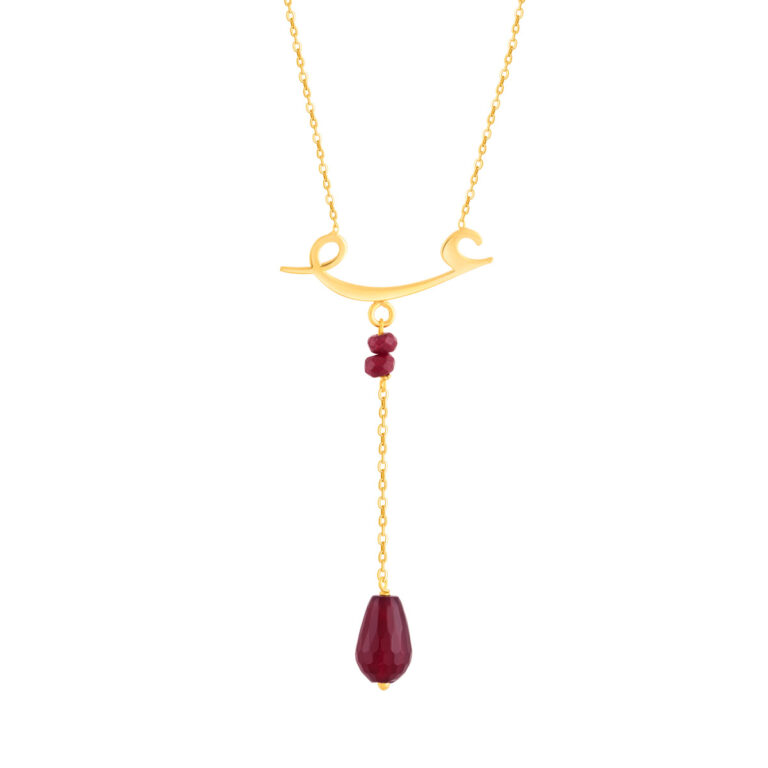 گردنبند طلا عشق و اشک