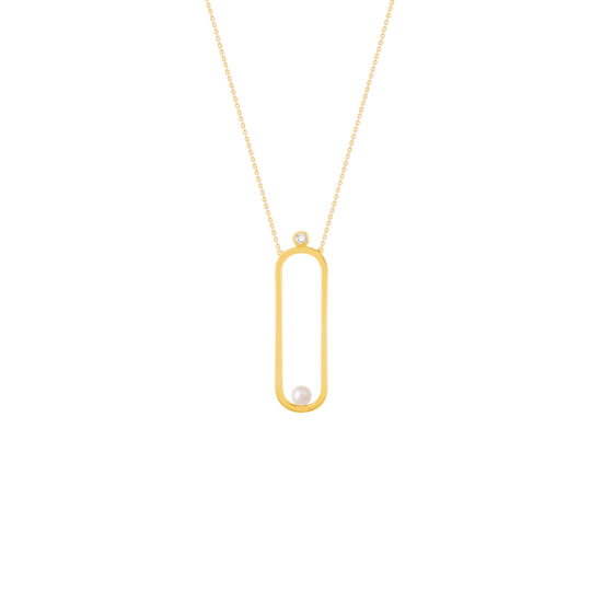 گردنبند طلا لونا و بیضی