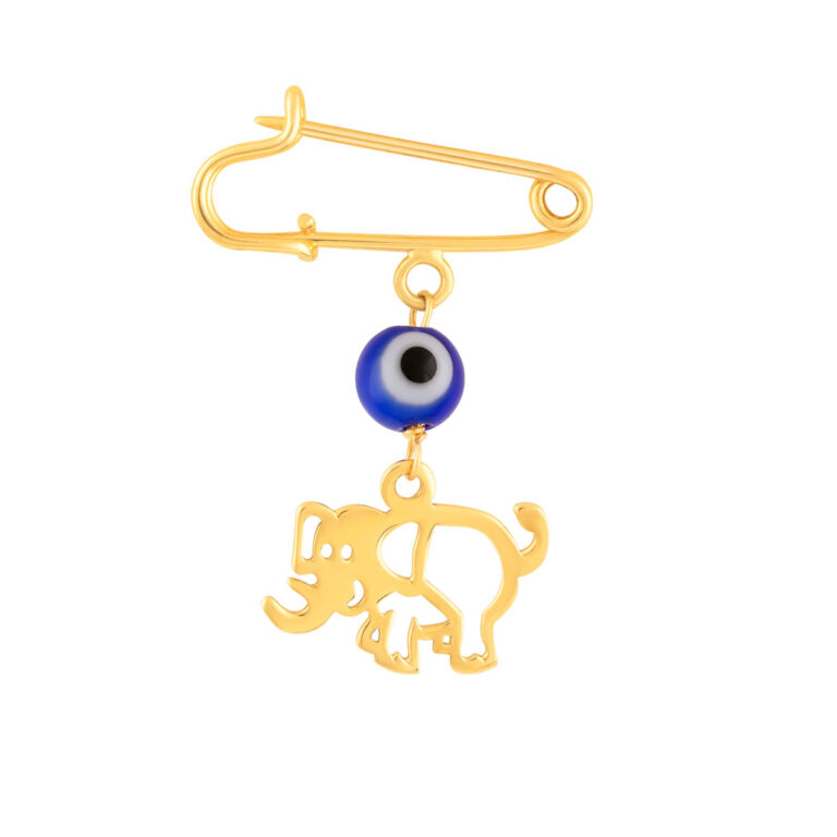 سنجاق سینه طلا بچه گانه فیل