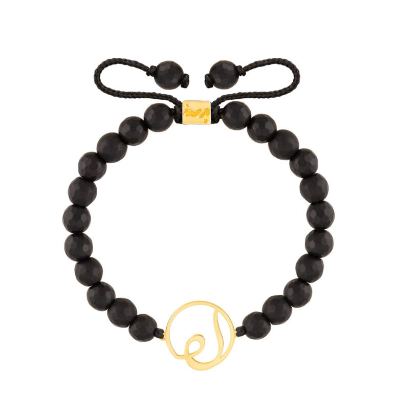 دستبند طلا سنگی لام