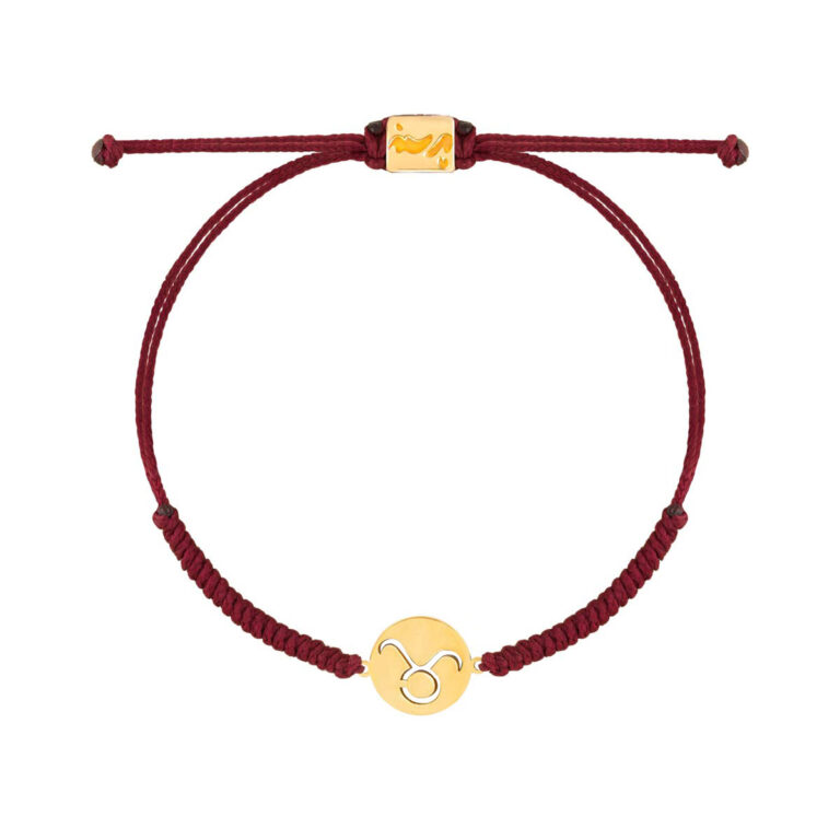 دستبند طلا بافت نماد ماه اردیبهشت