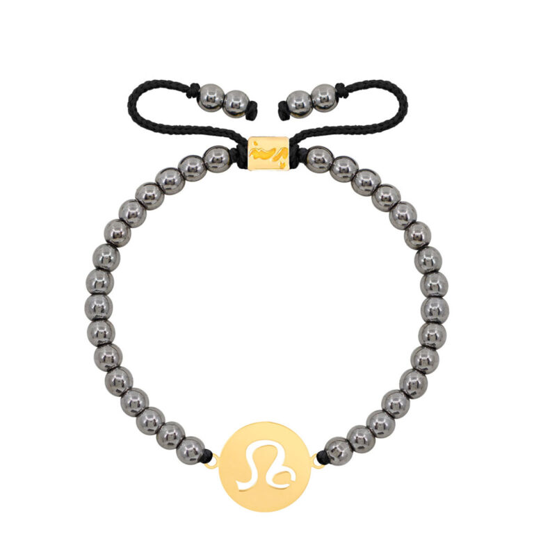 دستبند طلا سنگی نماد ماه مرداد