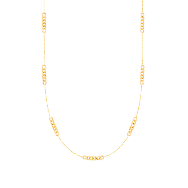 زنجیر گردنبند طلا کارتیه و فلامینگو