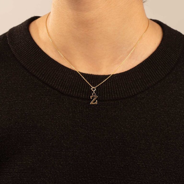 آویز طلا حرف Z