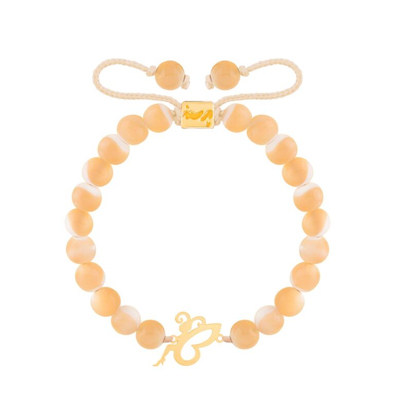 دستبند طلا سنگی ( تینکربل )