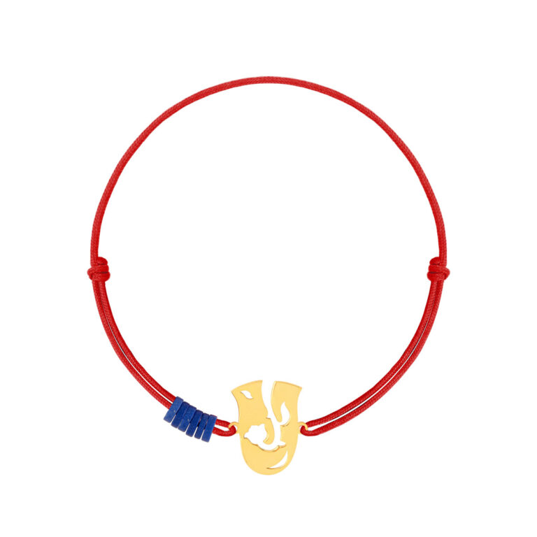 دستبند طلا بافت گل رز