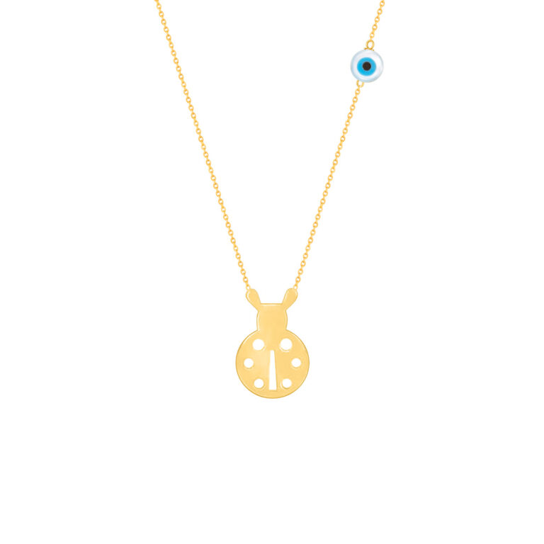 گردنبند طلا بچه گانه کفش دوزک