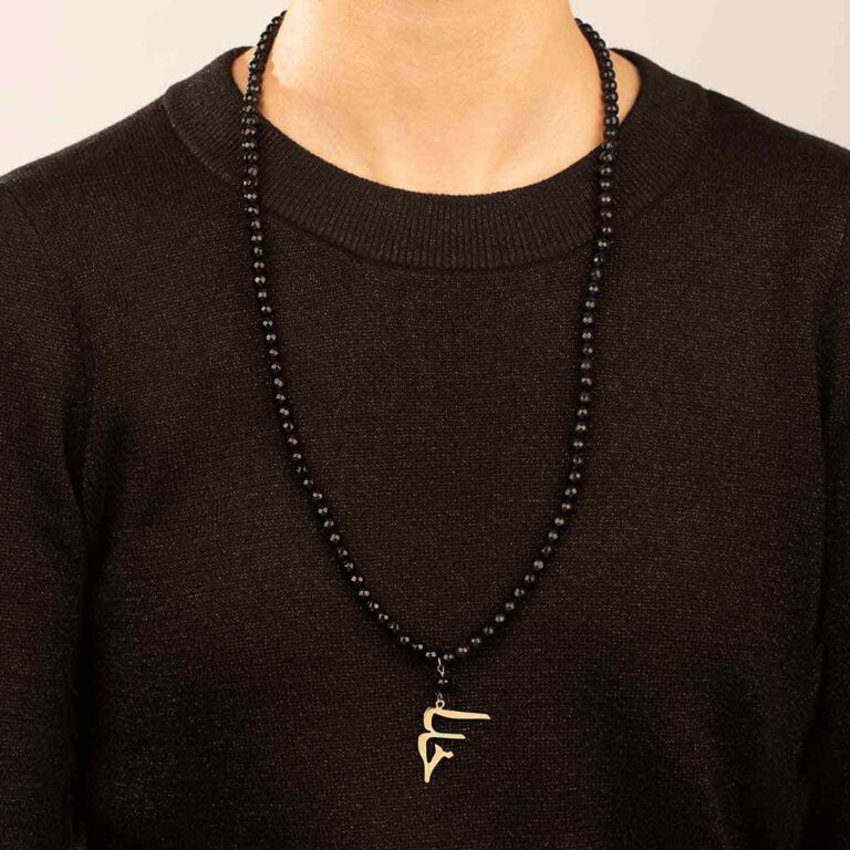 گردنبند طلا سنگی خدا