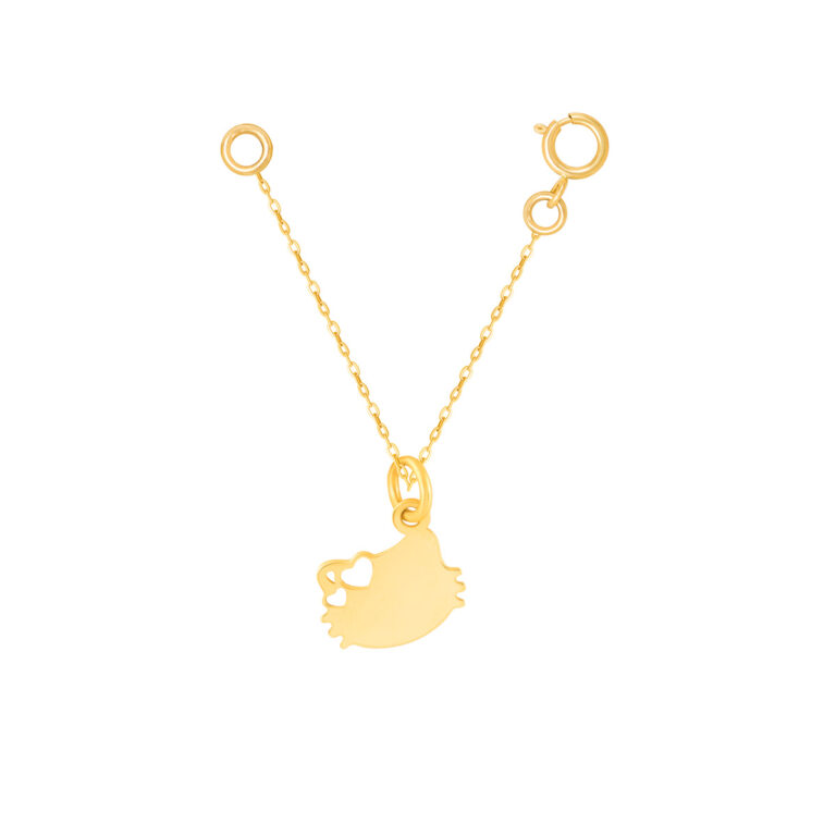 آویز ساعت طلا KITTY و قلب