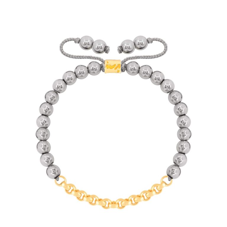 دستبند طلا سنگی رولو