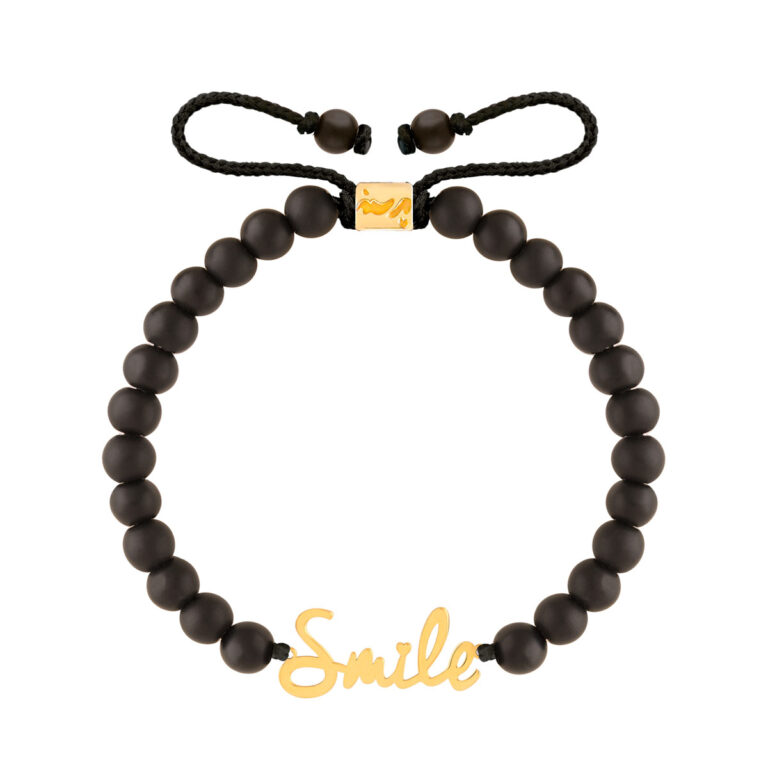 دستبند طلا سنگی SMILE