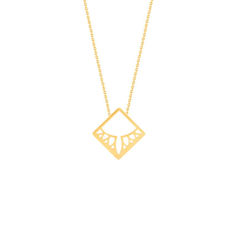 گردنبند طلا پلاک خورشید