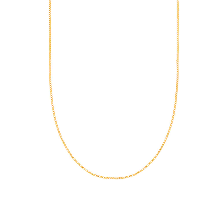 گردنبند زنجیری طلا کارتیه 1 میلی متری