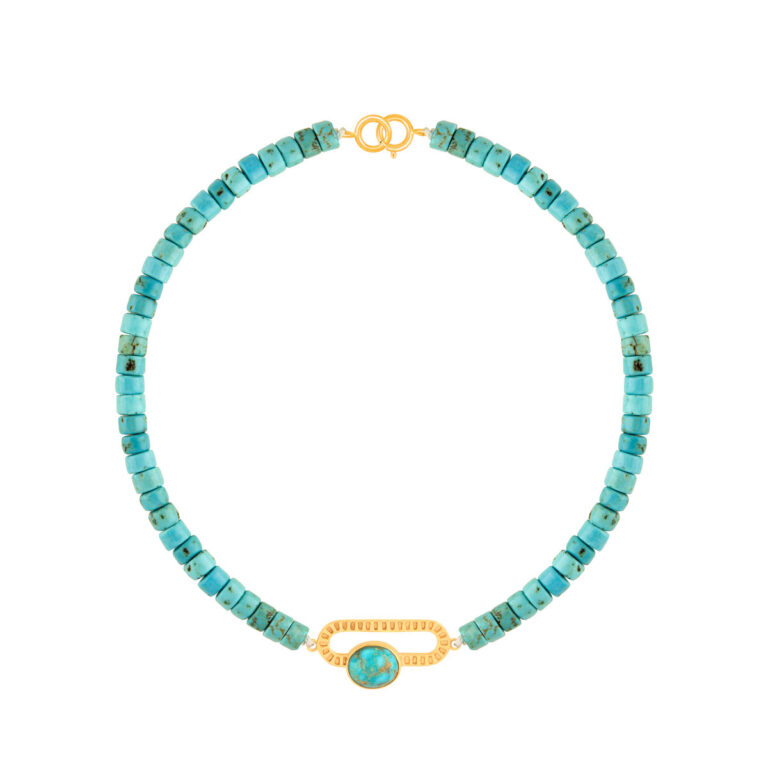 دستبند طلا سنگی دوریا