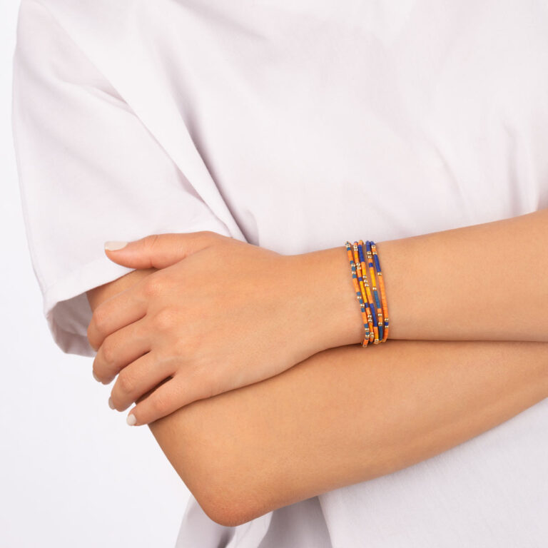 دستبند طلا سنگی دوازده گوی