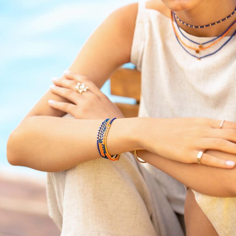 دستبند طلا هشت مهره