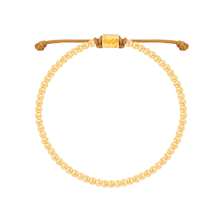 دستبند طلا تمام گوی کوچک