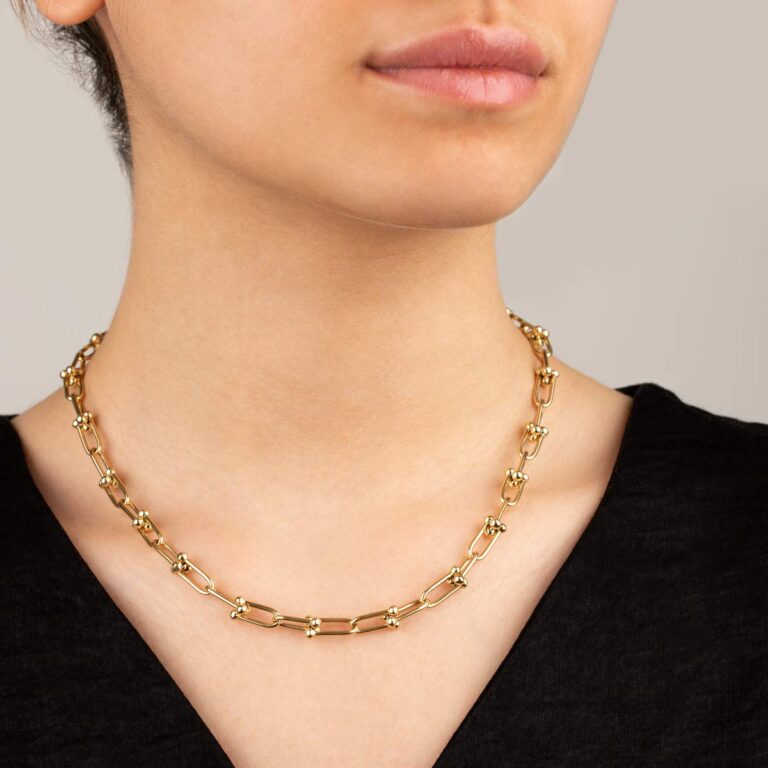 زنجیر گردنبند طلا تیفانی