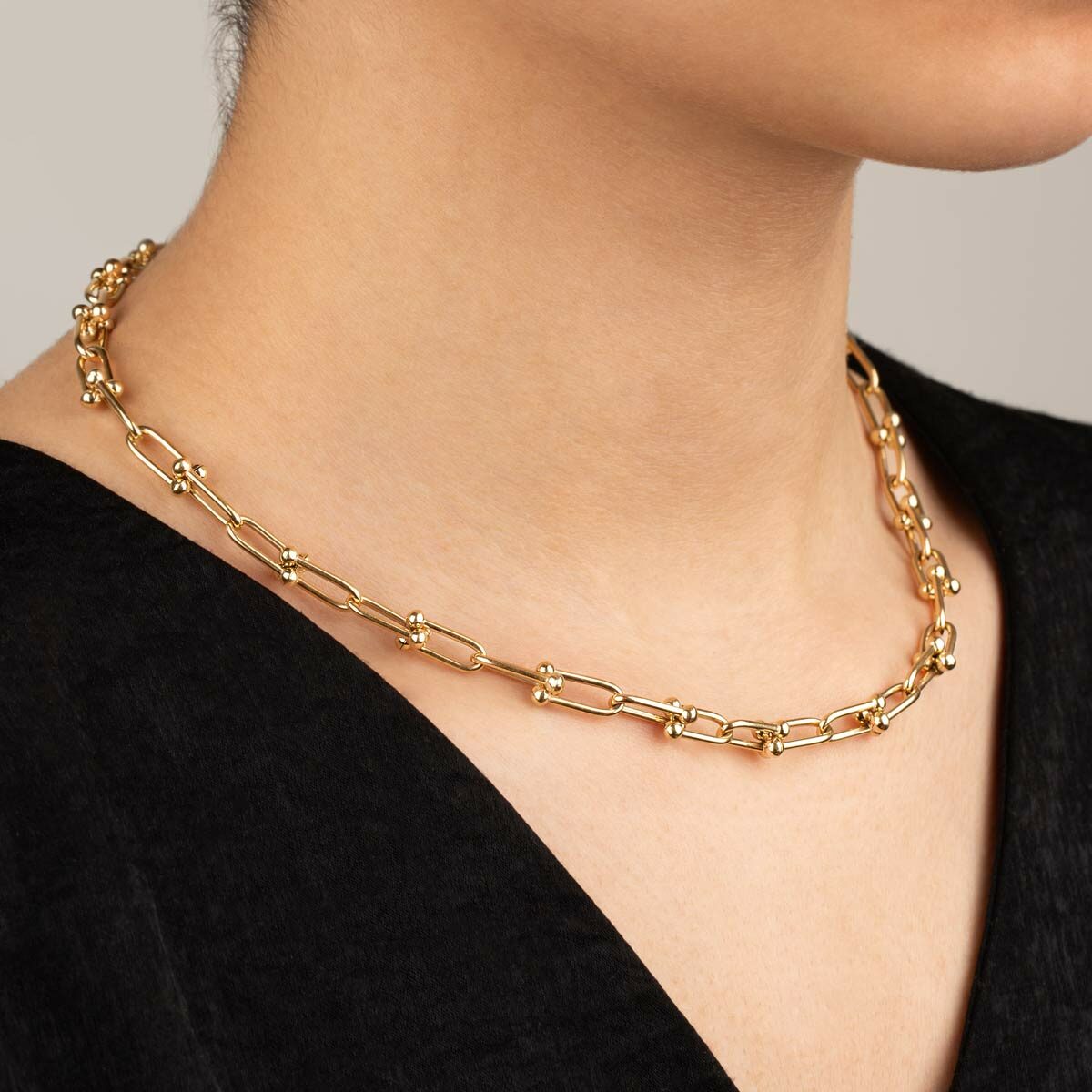 زنجیر گردنبند طلا تیفانی