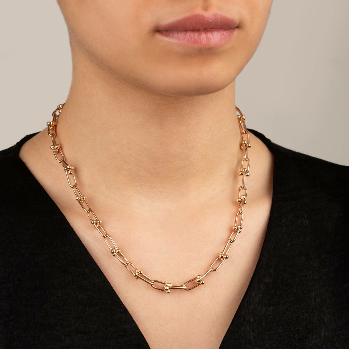 زنجیر گردنبند طلا تیفانی