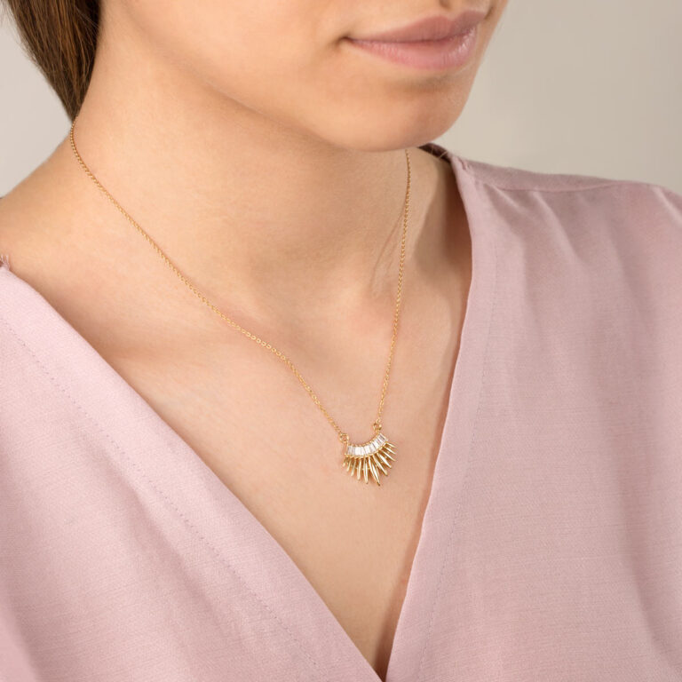 گردنبند طلا ملک تاج