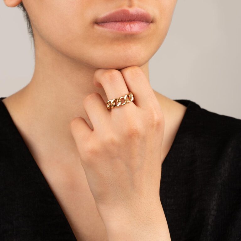 انگشتر طلا کارتیه ضربدری