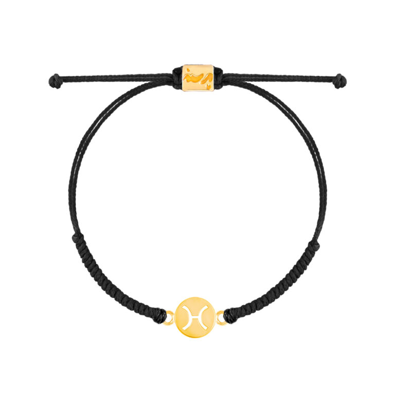 دستبند طلا بافت مکرمه نماد ماه اسفند