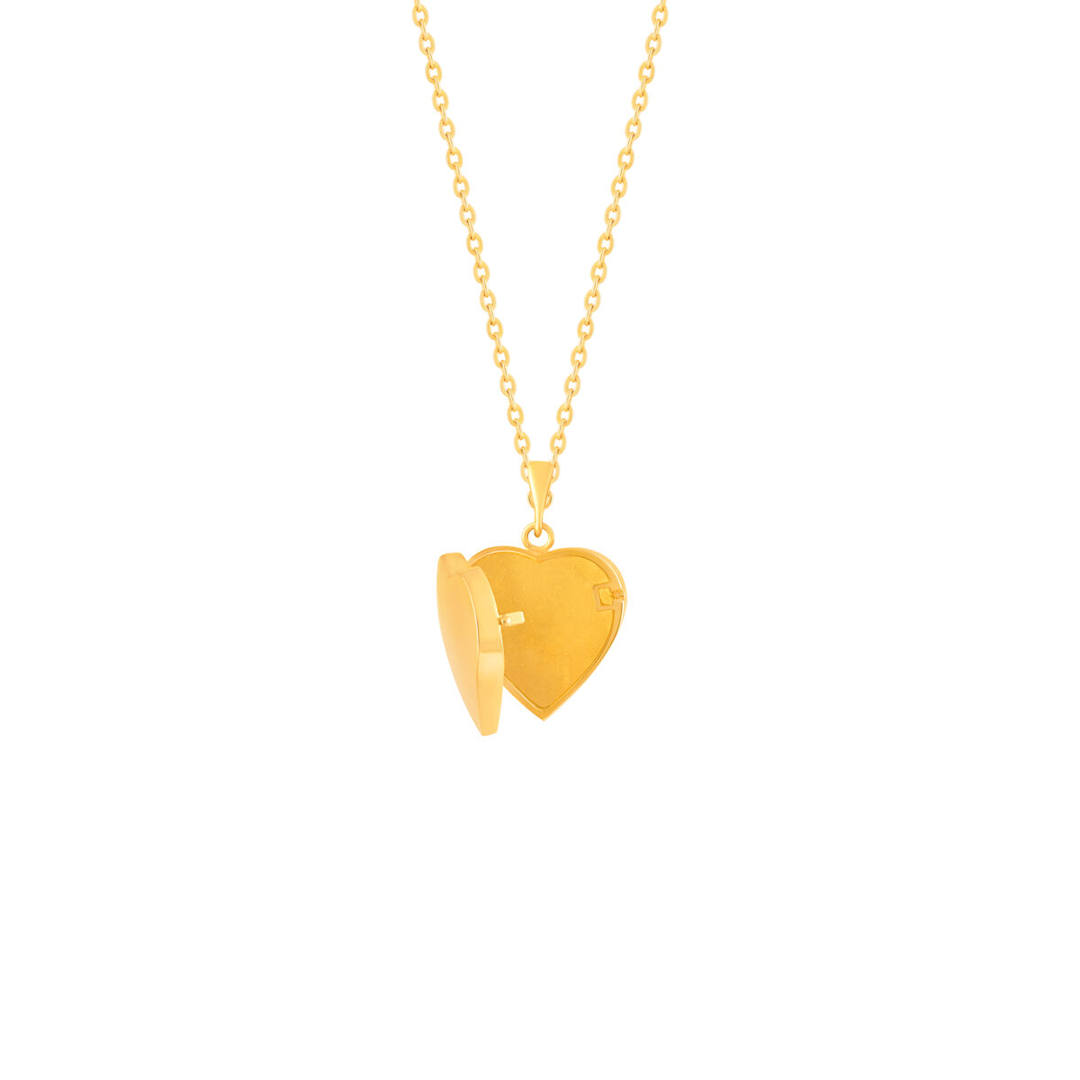 گردنبند طلا قلب قاب عکسی