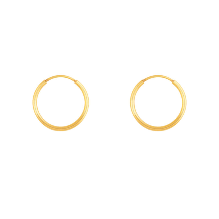 گوشواره طلا حلقه بزرگ