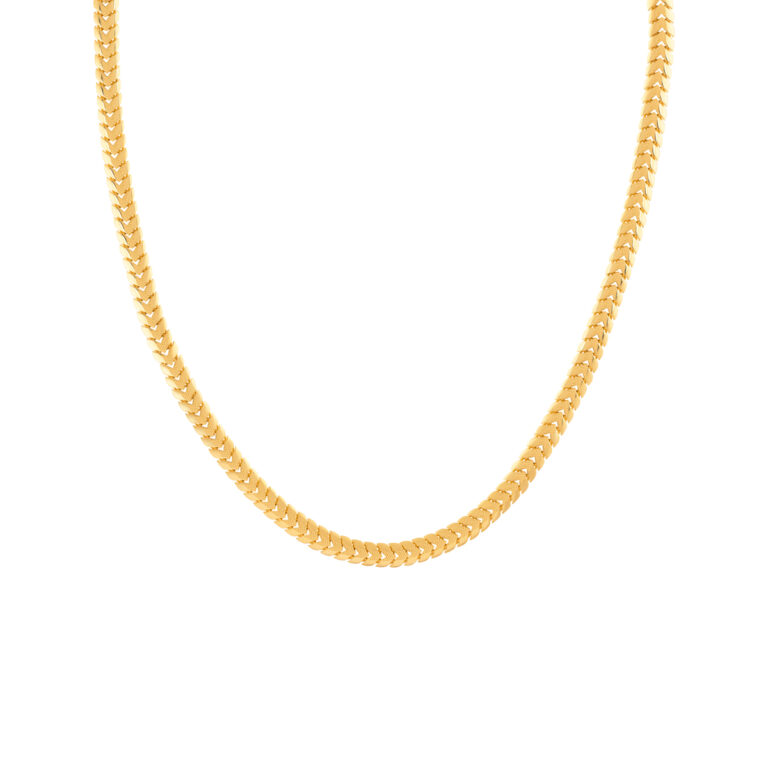 گردنبند زنجیری طلا تیغ ماهی 2