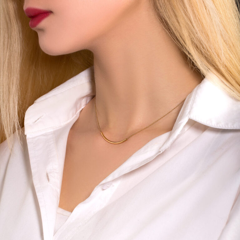 گردنبند طلا آلیشا کوچک - تصویر 3