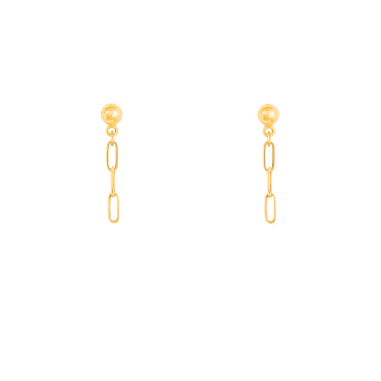 گوشواره طلا کادنا سه حلقه