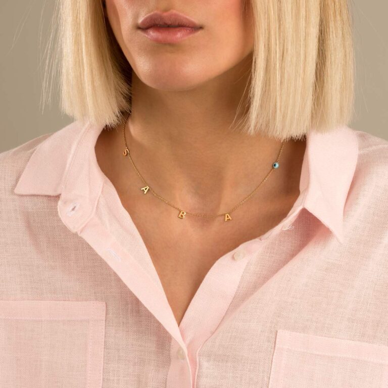 گردنبند طلا اسم صبا