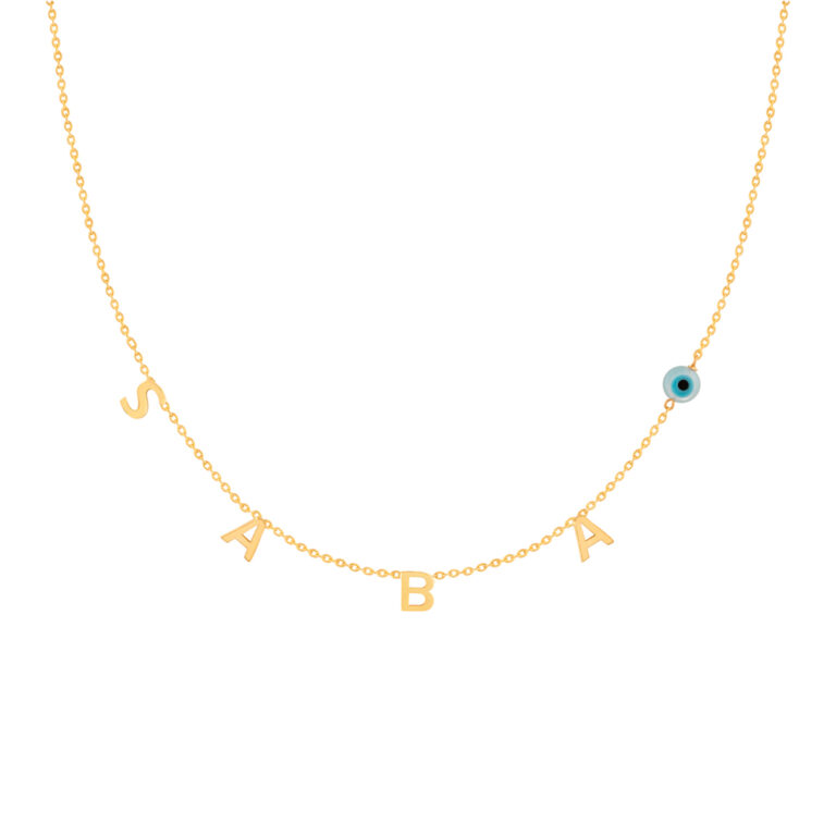 گردنبند طلا اسم صبا