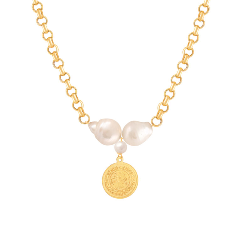 گردنبند طلا سکه و رولو