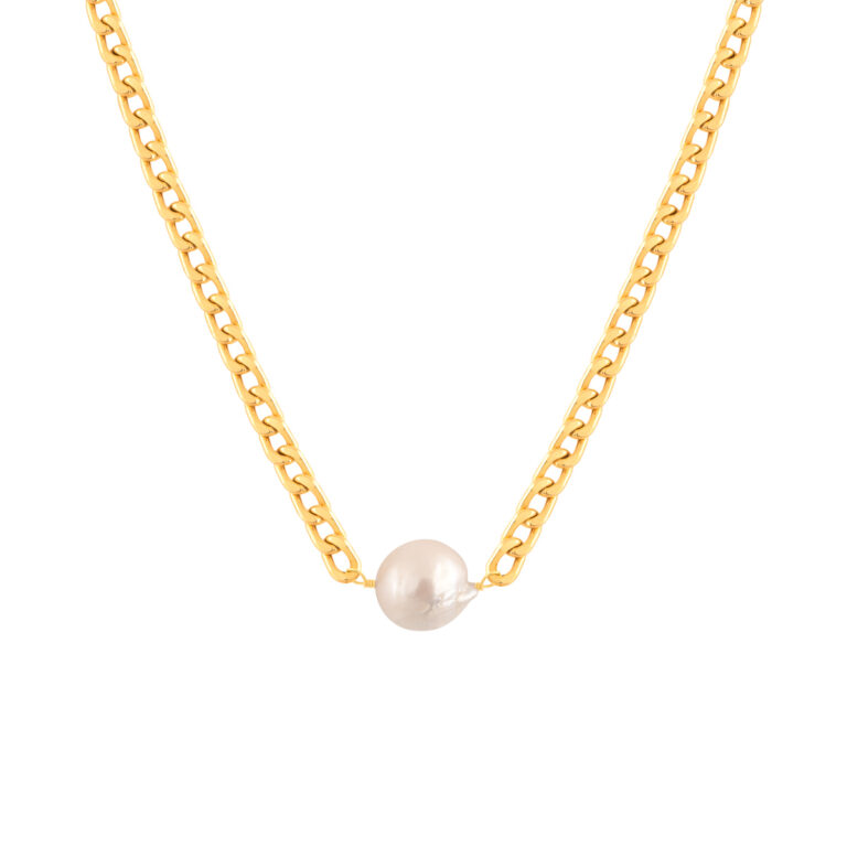 گردنبند طلا کارتیه و مروارید