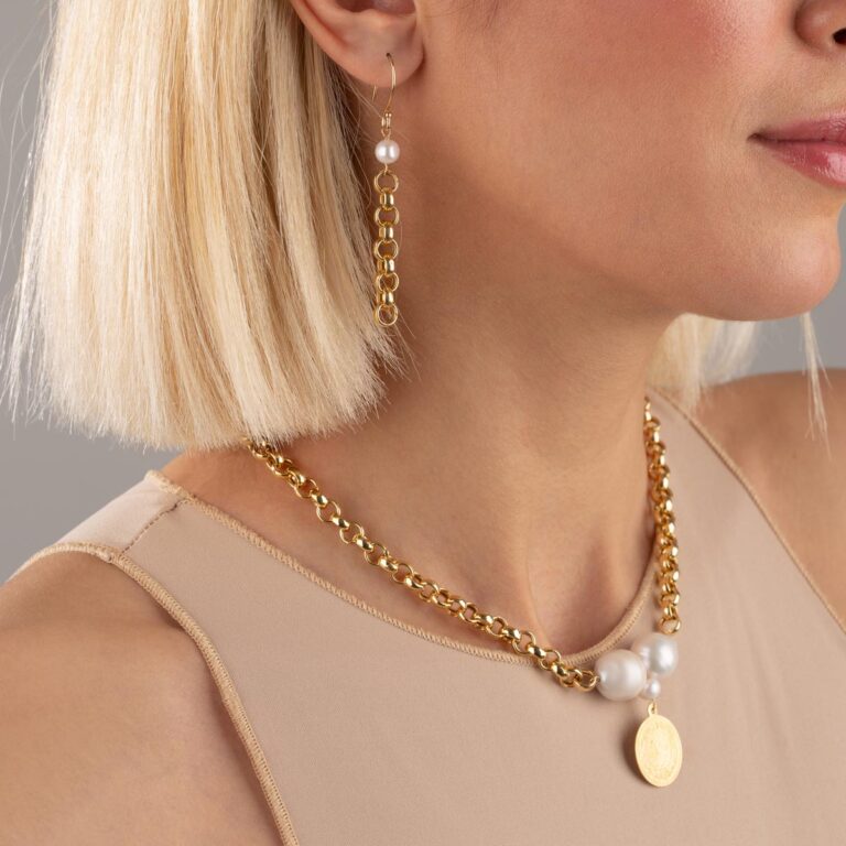 گردنبند طلا سکه و رولو